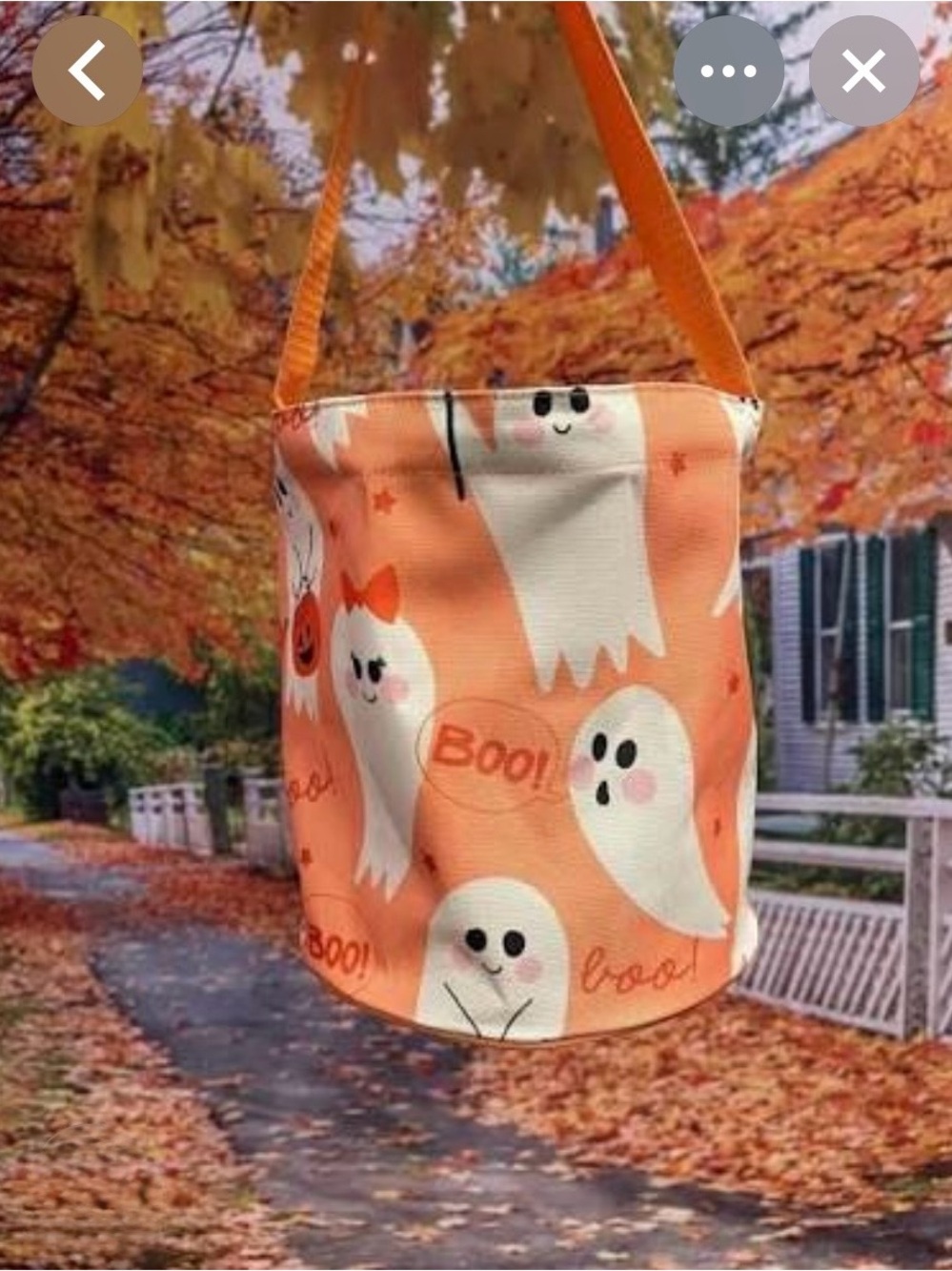 thirty-one Orange Ghost Print Mini Bag